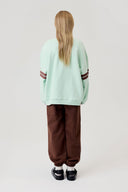 Varsity Stripe Crewneck Spearmint