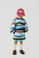 Brushed Stripe Shorts