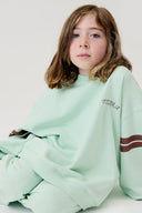Varsity Stripe Crewneck Spearmint