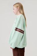 Varsity Stripe Crewneck Spearmint