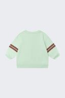 Varsity Stripe Crewneck Spearmint